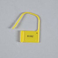 Extra-Large Heavy-Duty Padlock Seals, Numbered, Yellow