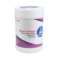 Baby Wipe Nice n Fresh Canister AloeLanolin Scented  Count
