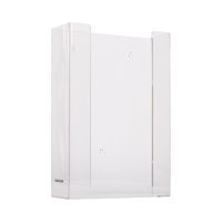 Glove Box Holder  Horizontal Mounted 3-Box Capacity Clear 4-1/4 X 11 X 16 Inch Plastic