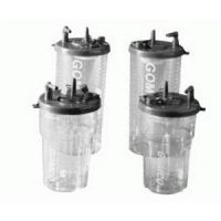 Disposable Suction Canister with Stem Inlet and Hydro-filter 1100mL