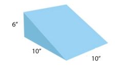 AliMed  Vinyl-Covered 27 Degree Medium Wedge Positioner