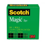 Scotch Magic 810 Tape 3/4 in x 1296 in 1/Package