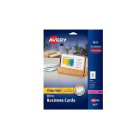 2-Sided Clean Edge Business Cards 2 in x 3.5 in White 200/Pack