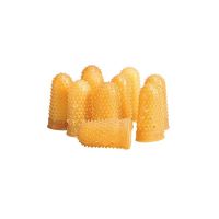 Swingline Rubber Fingertips #11.5 5/8 in Dia Amber 12/Box 12/Pk