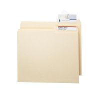 Clear Perm Label & Tab Protector 3.5 in x 1 11/16 in 100/Box 100/Bg