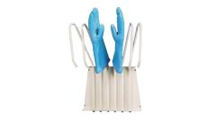 Six-Arm Glove Rack