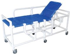 Sling gurney with five position elevating headrest