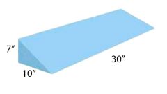 AliMed  35 Degree Positioning Wedge, Uncovered
