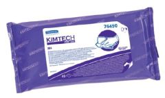 Kimtech Pure W4 Surface Disinfectant Cleaner Premoistened Cleanroom Wipe 40 Count Soft Pack Disposable Alcohol Scent Sterile