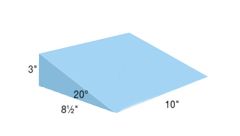 AliMed  Vinyl-Covered 20 Degree Wedge Positioner, 10"L