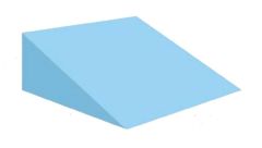 AliMed  Medium Wedge Polyfoam Positioners, Uncovered