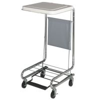 Rectangular Hamper Stand with Metal Lid