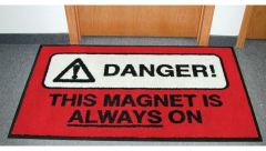 MRI Floor Mat Carpet Warning Sign
