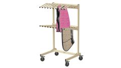 Vest and Skirt Mobile Rack