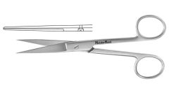 Miltex Meisterhand Operating Scissors, Straight, Sharp-Sharp Points