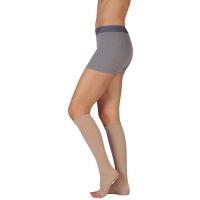Juzo 2001 20-30 mmHg Soft Knee High Stocking w/ Open Toe-Size II-Beige