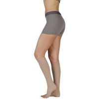 Juzo 2001 20-30 mmHg Soft Knee High Stocking-Open Toe-Size 2-Chocolate