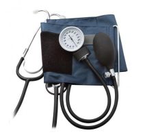 Aneroid Sphygmomanometer Blood Pressure Kit, Small Adult, Navy