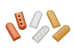 Standard Instrument Guard, Nonvented, Orange, 2 mm x 25 mm x 25 mm