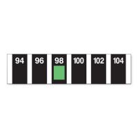 Disposable Forehead Thermometer Strip, 94F to 104F Range