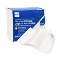 Absorbent Wipers+ Dry Wipes, 12" x 13", 90/PK, 12 PK / CS