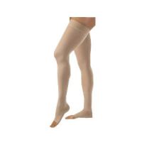 Unisex Relief Thigh-High Compression Stockings Open Toe, XL
