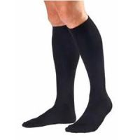 Men Knee-High Extra Firm Compression Socks, Closed Toe, Large