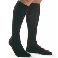 Men Knee-High Compression Socks Extra Firm, Open Toe, XL