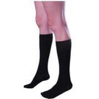 Women's Opaque Knee-High Firm Compression Stockings, Open Toe, Medium
