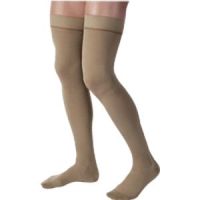 Men Thigh-High Firm Compression Stockings, Small