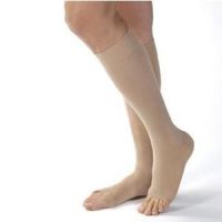 Women's Opaque Knee-High Compression Stockings, Large, Natural