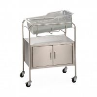 Blickman Bassinet 31"W x 38 1/2"H x 17 3/4"D With Open Cabinet