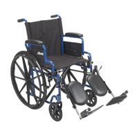 Drive Blue Streak Wheelchair-Elevating Leg Rests-16" Seat