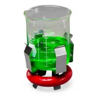 0.75 lb. Weighted Beaker / Flask Holder with Vikem Vinyl Coating for 250 mL Beakers