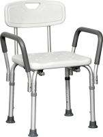 ProBasics Deluxe Shower Chair with Padded Arms 300 lb Weight Capacity Sold 4/cs