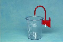 Reusable Canister for Wall Mount for Use with Disposable Flex Advantage Liner Straight Connect