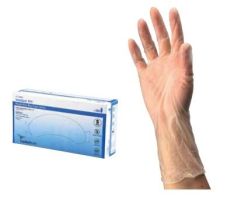 InstaGard Synthetic Exam Gloves, DOTP, Smooth, Clear, Size M, BXT8887DOTP