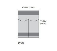 Cardinal Instrument Pouch, Clear, 10" x 2"
