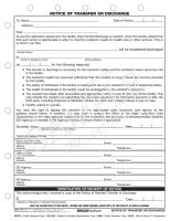 Notice of Transfer or Discharge CFS2-1