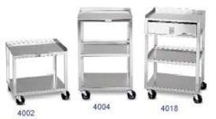 Mobile Cart 2 Shelf MB 19 1/2"Hx18 3/4"Wx16 3/4"D