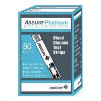 Assure Platinum Blood Glucose Test Strips, 50/Bx CMD500050Z