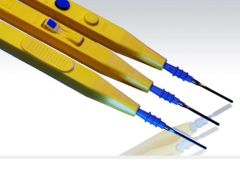 GoldLine Disposable Rocker Switch Pencil with 1" Blade, 10' Cable and Safety Holster