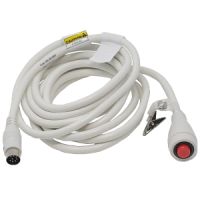 12-ft. Econocall Rauland 8-Pin Din Plug Call Cord, White