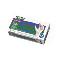 CURAD Latex Exam Gloves, Size M