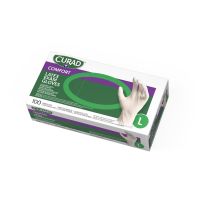CURAD Latex Exam Gloves, Size L