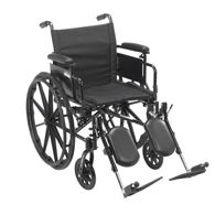 Drive Cruiser X4 Wheelchair-Desk Arms-Elevate Leg Rest-16"