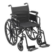 Drive Cruiser X4 Wheelchair-Desk Arms-Swing Away Footrest-20"