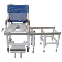 DELUXE ALL PURPOSE DUAL SHOWER CHAIR/TRANSFER BENCH (EXCELLENT LATERAL TRANSFER)
