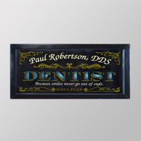 Dentist Decorative Framed Mirror, Personalized
