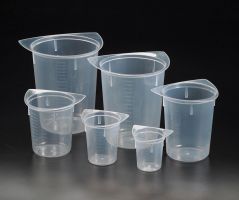3-Corner Graduated Clarified Polypropylene Beaker, 100 mL